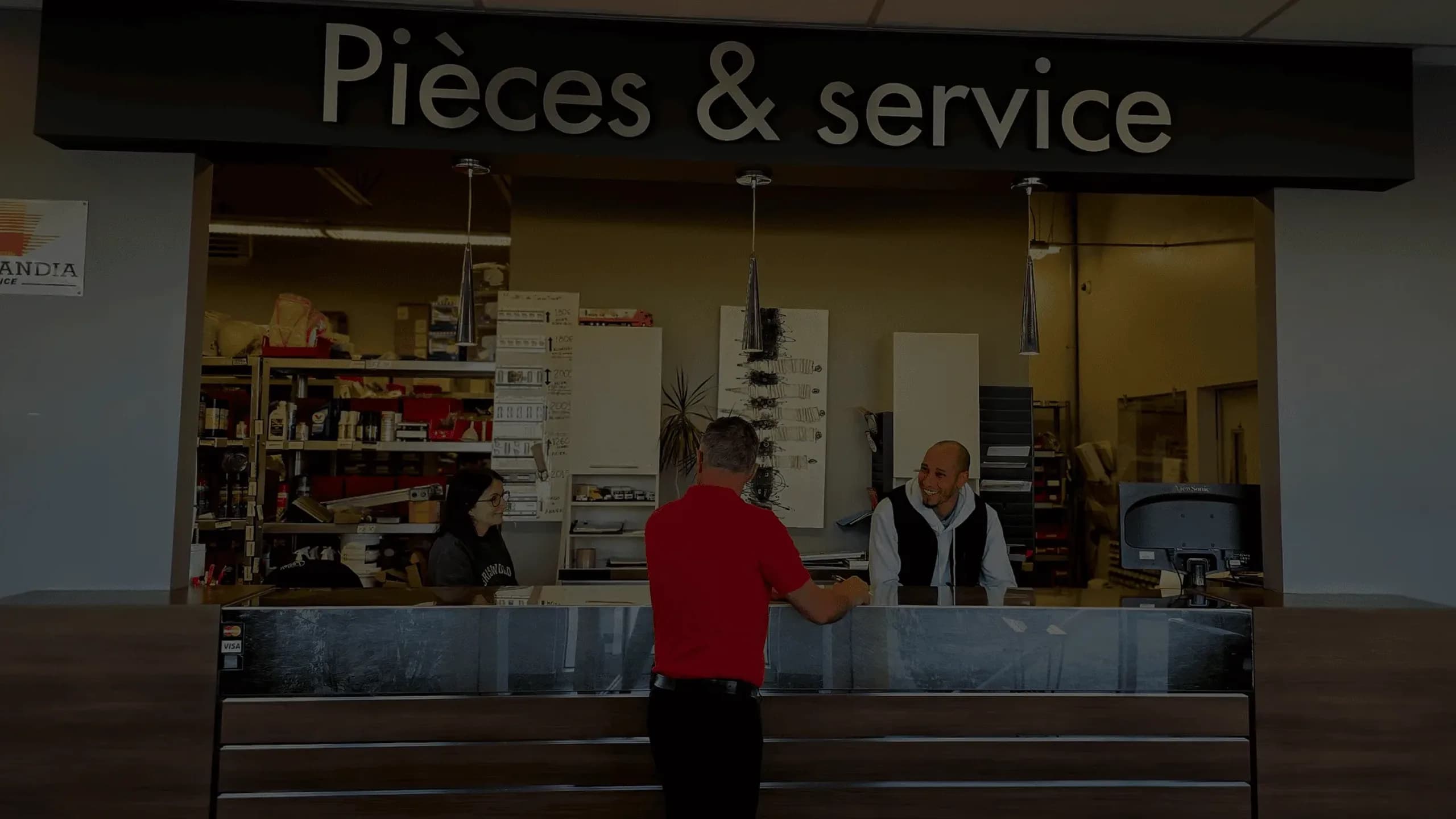Bannière pieces et service